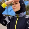مایو اسلامی پوشیده کامل طراحی یقه دار دیپلمات مچی با توقف ، مشکی برند Marina کد 1753525990