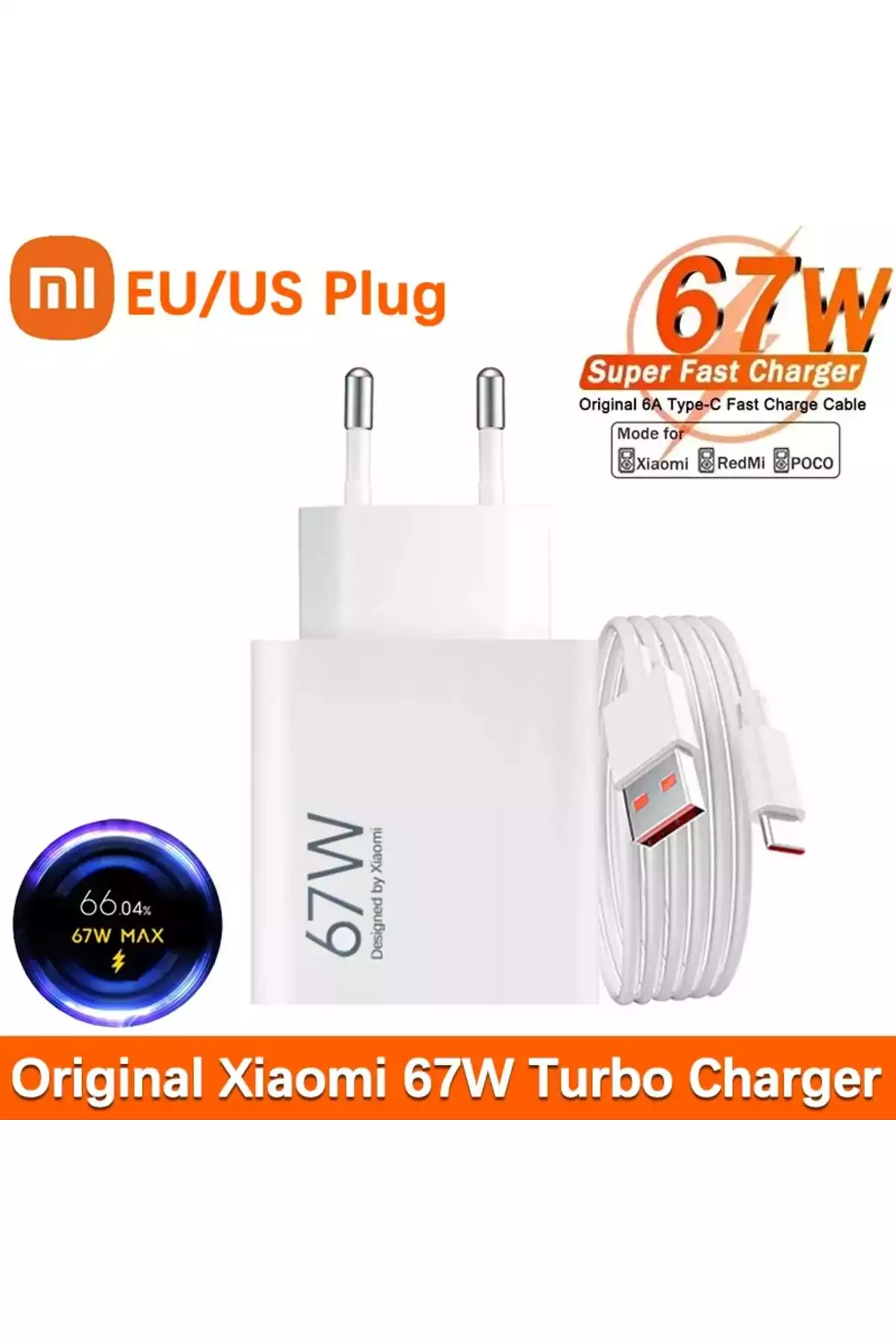 دستگاه ست شارژ فوق العاده برند Xiaomi کد 1753790049