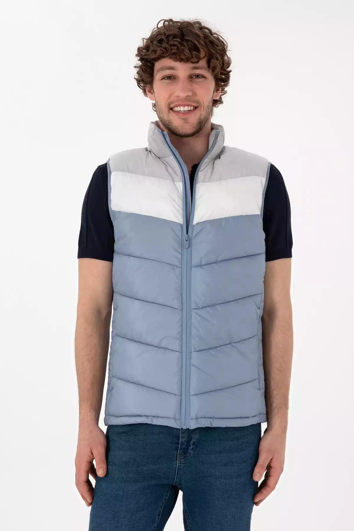 جلیقه آبی مردانه برند U.S. Polo Assn. کد 1753301663