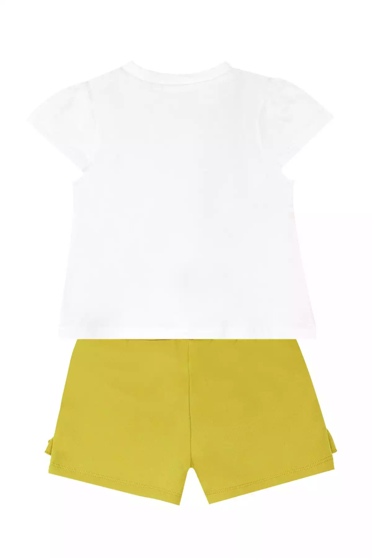 ست شلوارک تیشرت تابستانی چیندار دخترانه برند Denokids کد 1753823466