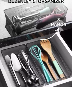 چاقو تنظیم کننده کارد و چنگال کشو 3تکه برند Nandy Home کد 1753559777