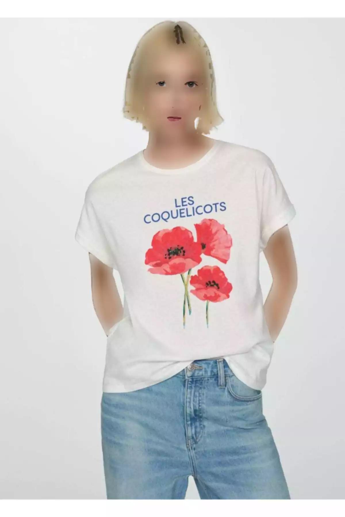 پنبه ای طرحدار تیشرت برند MANGO کد 1751395269