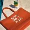 کیف دوشی آستردار نارنجی زیپدار برند Marina کد 1753529524
