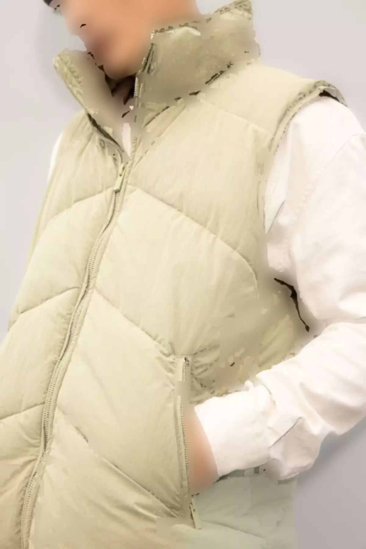 جلیقه جیب دار پنبه دوزی شده یقه ایستاده پفدار زیپدار برند Defacto کد 1753320125