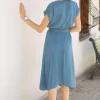 پیراهن کمر کشی گرهدار زنانه برند armonika کد 1753590069