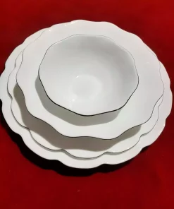 سرویس غذاخوری طلاکاری شده 6نفره طلایی برند decovien کد 1753907531