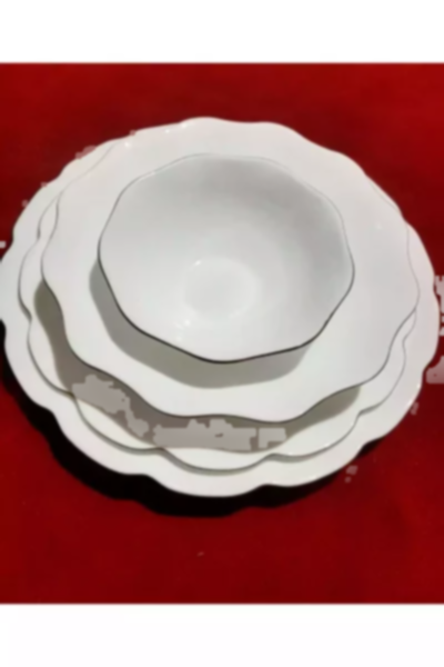 سرویس غذاخوری طلاکاری شده 6نفره طلایی برند decovien کد 1753907531