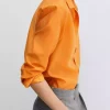 پیراهن دکمه مخفی برند MANGO کد 1751484505