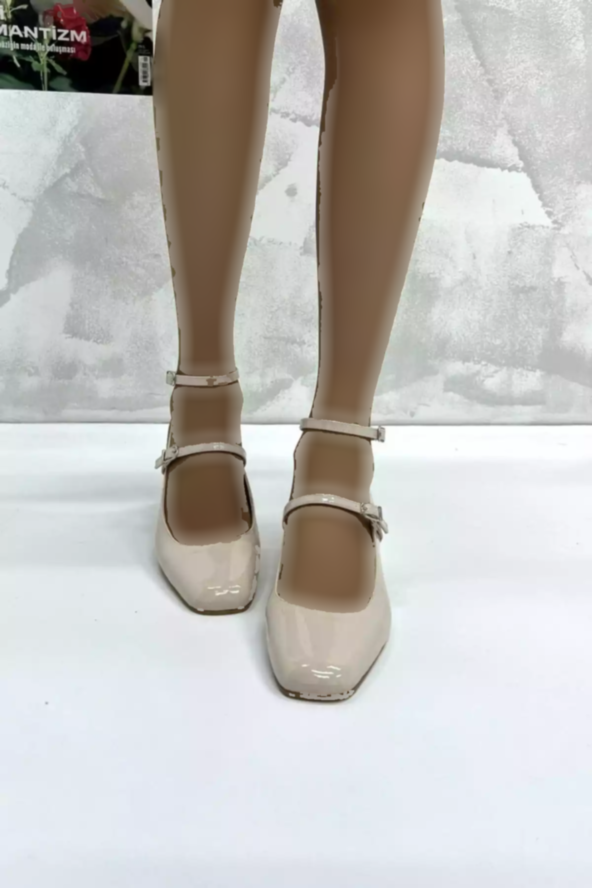کفش ورنی بژ زنانه برند inizio کد 1753715529