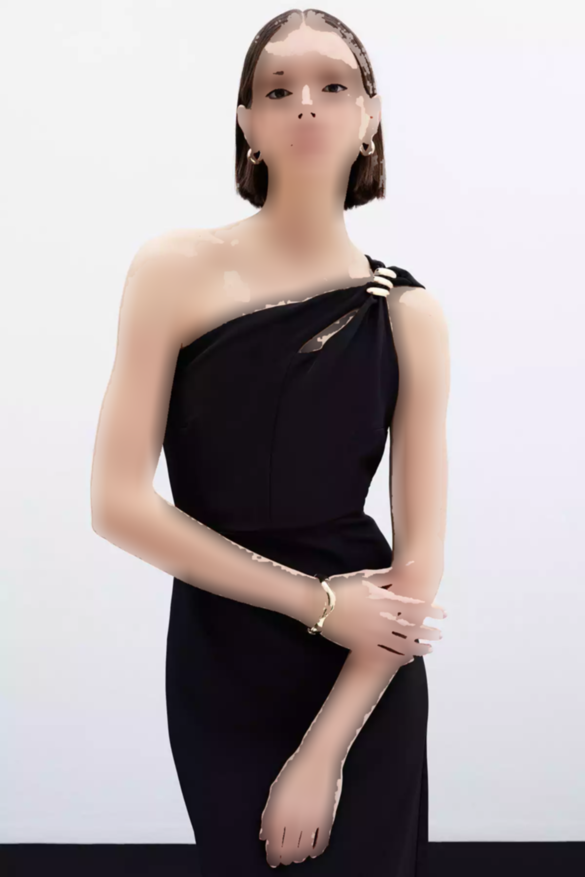 پیراهن اکسسوار طرحدار مشکی برند Sateen کد 1753368070