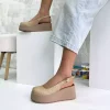 کفش لژدار حصیری بژ زنانه برند inizio کد 1753719067