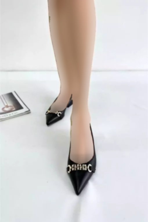 کفش عروسکی سگک دار مشکی برند inizio کد 1753715525
