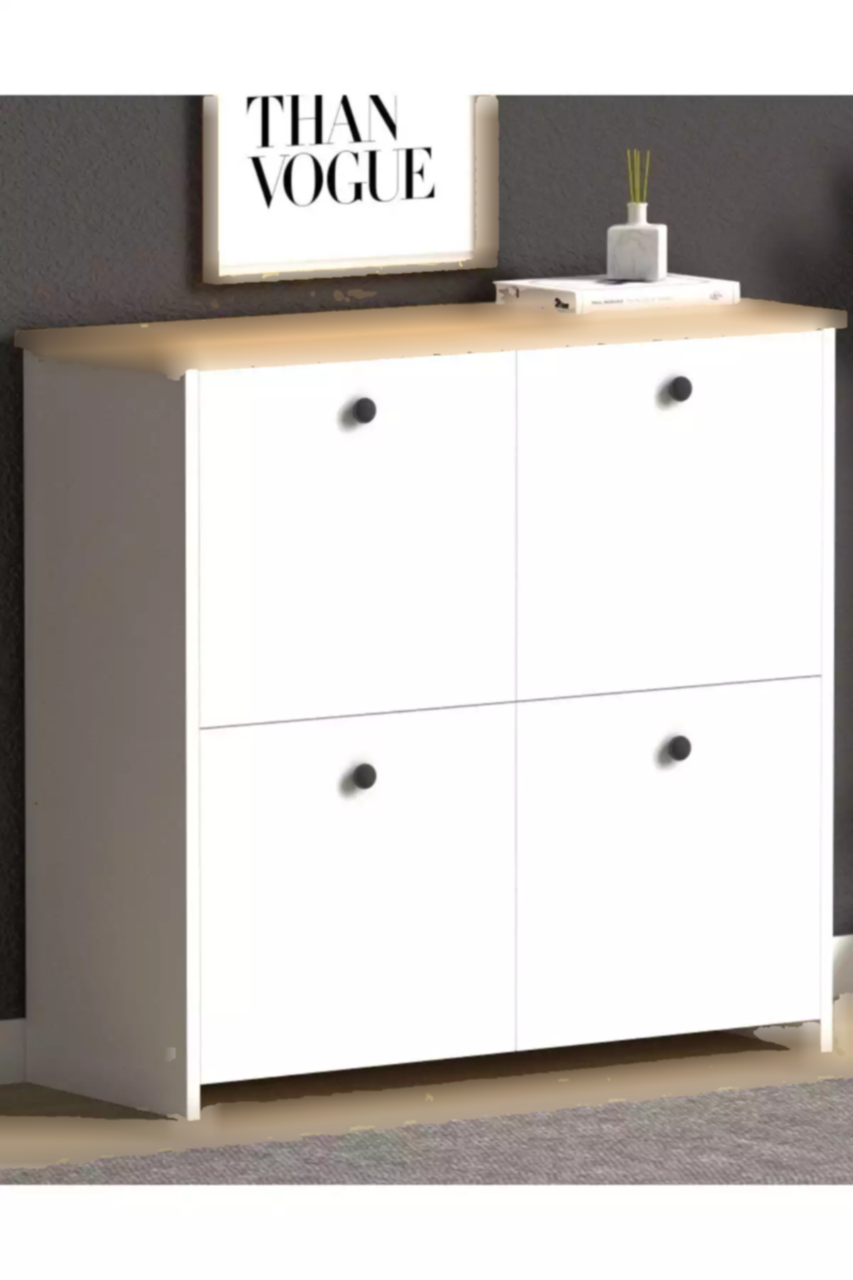 جا کفشی سفید برند Monte Sehpa کد 1753763528