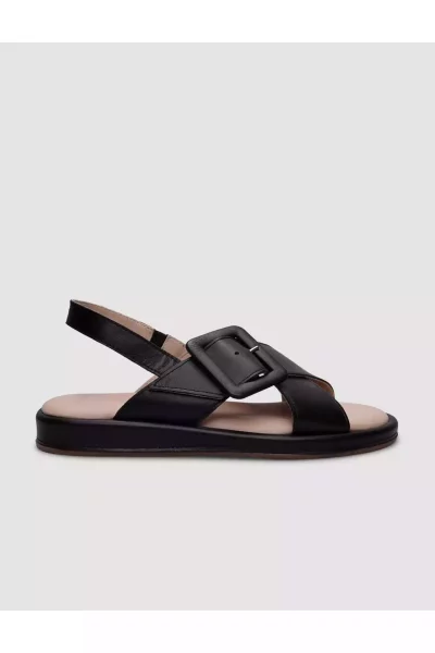 صندل روزانه سگک دار 100100% اصل زنانه مشکی چرم برند Cabani کد 1753393265