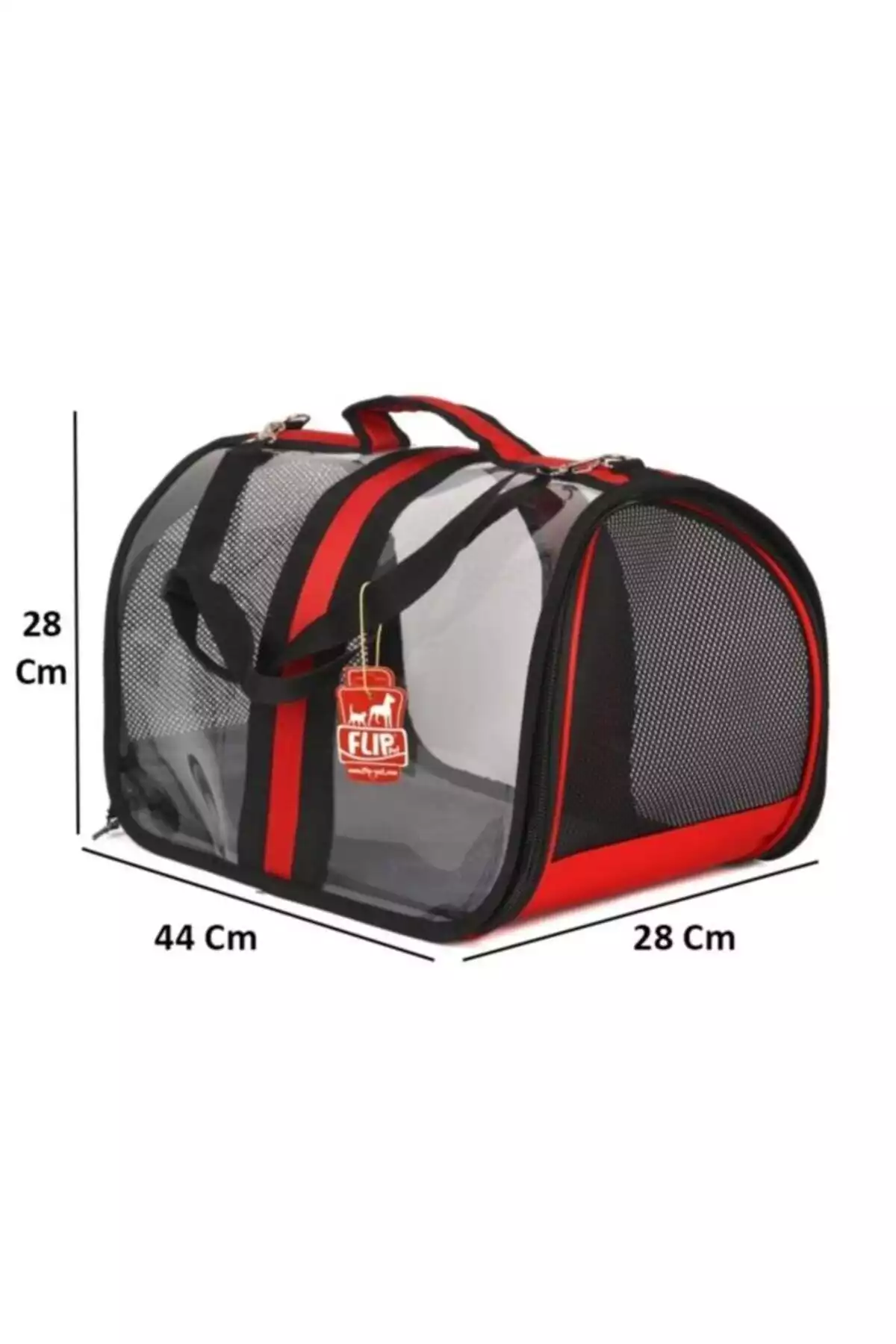 شفاف میلانو قرمز کیف باکو سانتی متر برند Pet Pretty کد 1753796583