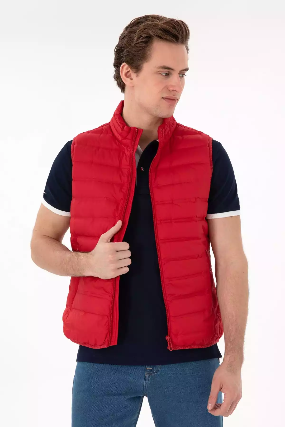 جلیقه قرمز مردانه برند U.S. Polo Assn. کد 1753278128