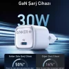 دستگاه شارژ سفید usb-c برند Anker کد 1753786270