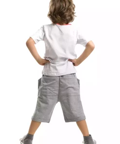 ست شلوارک تیشرت تابستانی پسرانه تمساح بگی برند Denokids کد 1753833064