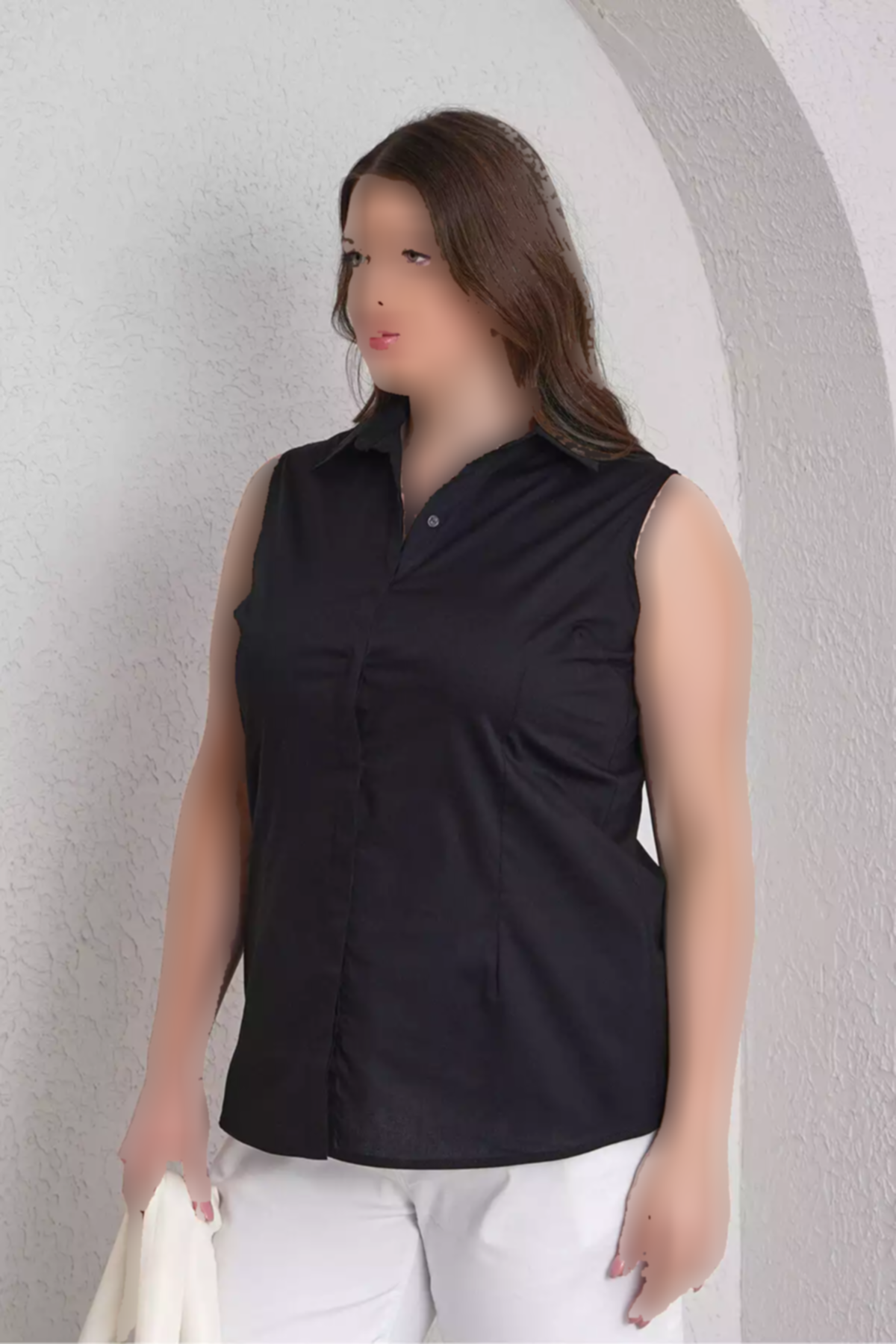 پیراهن پوپلین بدون آستین برند Büyük Moda کد 1753840272