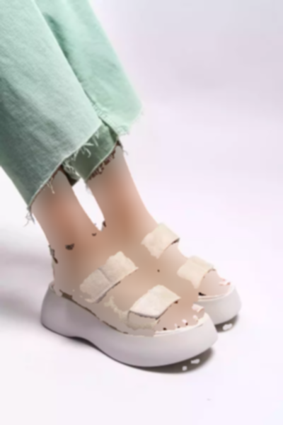 صندل جیر 0012804بژ زنانه olnesari برند Riccon کد 1753467663