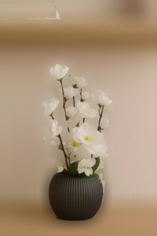 گلدار مصنوعی در گلدان ژاپنی 60 خاکستری آنتراسیت برند ALSHOP کد 1753589469