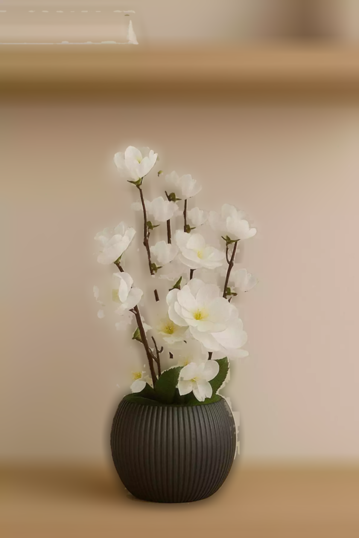 گلدار مصنوعی در گلدان ژاپنی 60 خاکستری آنتراسیت برند ALSHOP کد 1753589469