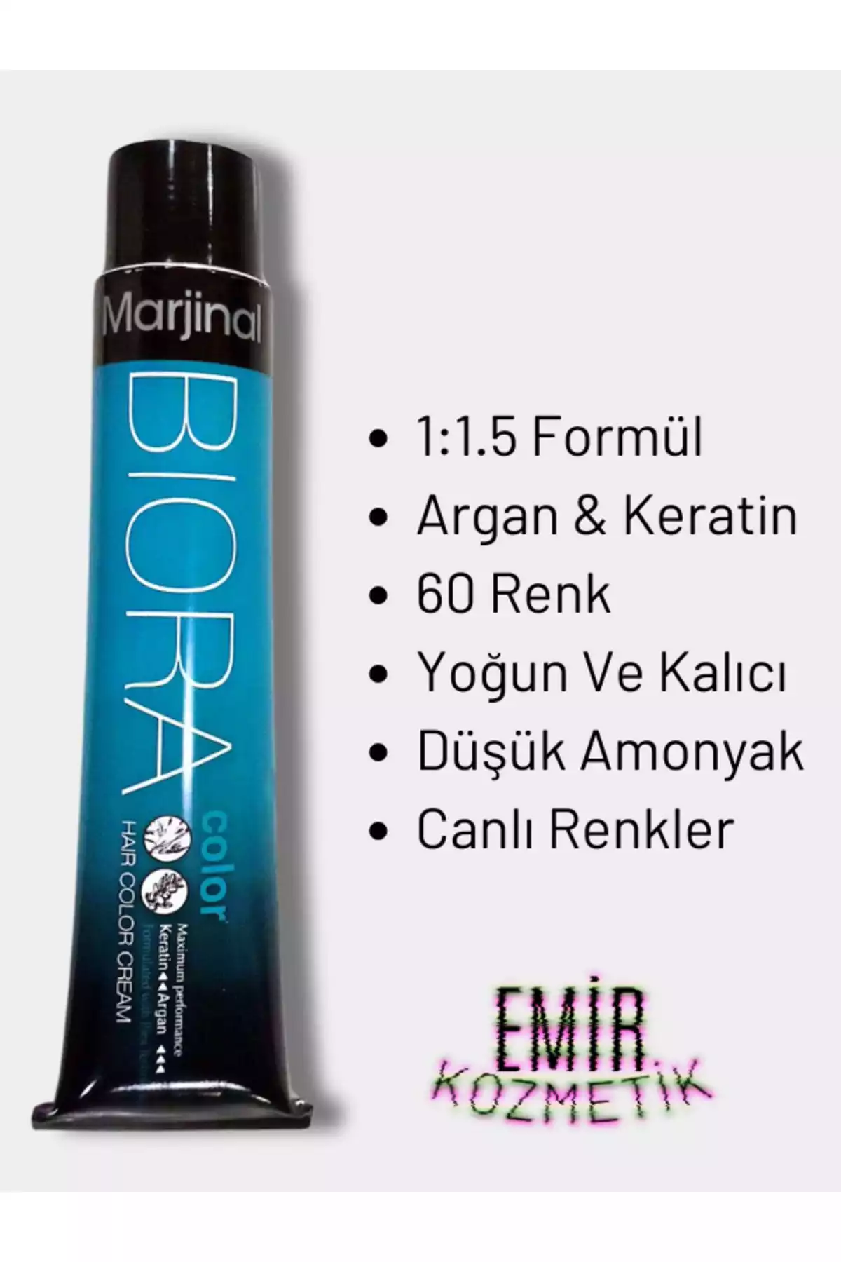 رنگ مو طوسی تیره بیور برند Marjinal کد 1753687326