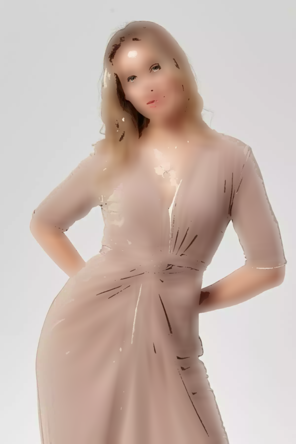 پیراهن لباس مجلسی سایز بزرگ برند Lyn Mama کد 1753854072