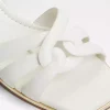 دمپایی ساده چرم مصنوعی سفید زنانه آگوستیا برند Aldo کد 1753260733