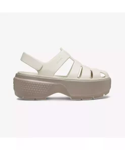 صندل بژ زنانه برند Crocs کد 1753477877