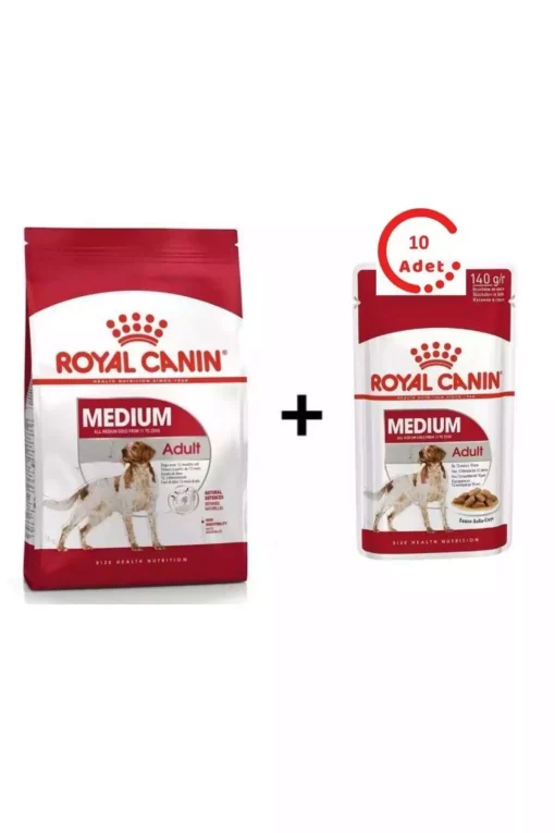 متوسط سن سگ رویال +10عدد 15کیلو وسط بالغ خون شما نژاد برند Royal Canin کد 1752217993