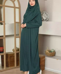 پیراهن نماز تک نفره سبز زمردی تکه برند medipek کد 1753533732