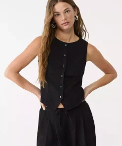 تاپ دکمهدار بافتنی برند Stradivarius کد 1753735273