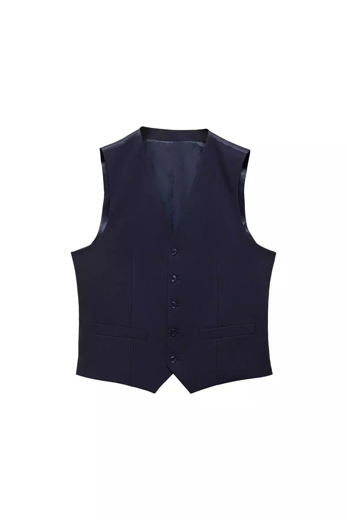 جلیقه سرمه ای مردانه برند MANGO کد 1753270934