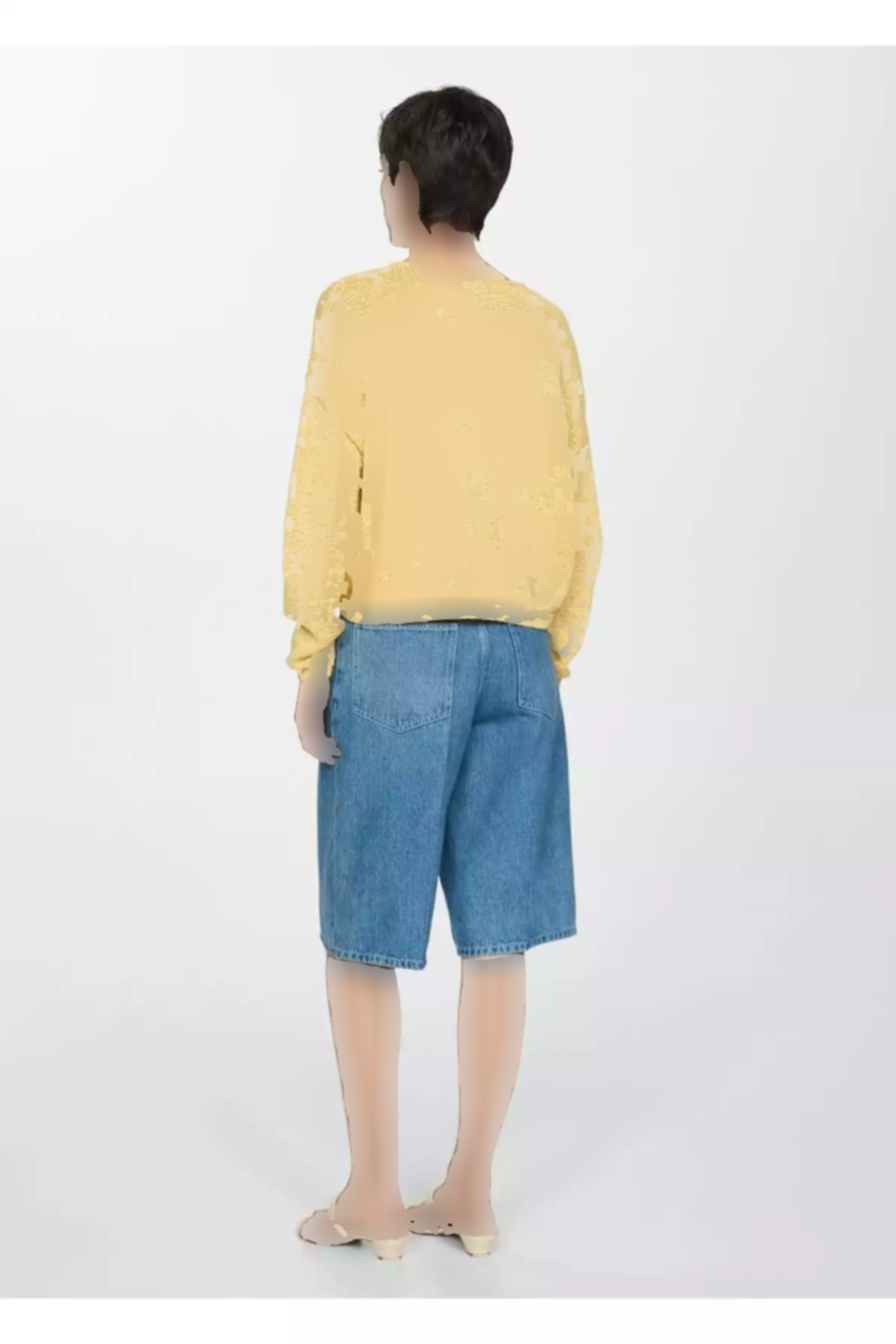 پلیور بافتنی یقه هفت برند MANGO کد 1753003865