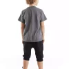 ست شلوارک تیشرت کشی پسرانه تابستانی برند Denokids کد 1753833065