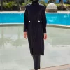 مایو اسلامی پوشیده کامل با درپوش مشکی برند Marina کد 1753525871
