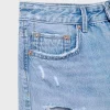 شلوارک جین برند Stradivarius کد 1753357345