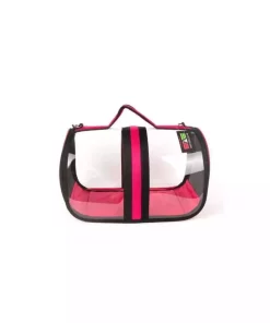 سگ گربه شفاف میلانو صورتی کیف باکو سانتی متر برند Pet Pretty کد 1753796527