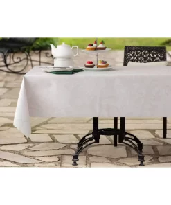 پیویسی سفید بژ / رومیزی 100x140cm برند Madame Coco کد 1753064056