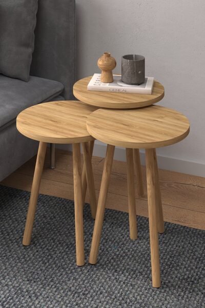 میز سه تایی زigon رومی کد 1753777329