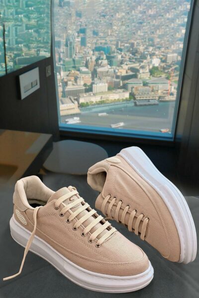 کفش روزمره مردانه با زیره کتان ضخیم کد 1753633269