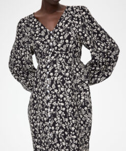 پیراهن دکمه‌دار جلو باز کد 1752543673