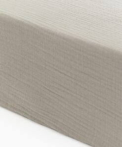 ملحفه تخت نوزاد با کش از نوع موسلین کد 1753864628