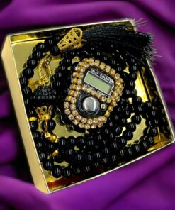 ست تسبیح و زیکر ماتیک با سنگهای زینتی در جعبه کد 1753536130