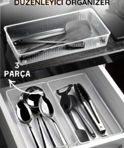سازماندهنده ۳ تکهای برای کشو، قاشق و چنگال و چاقو. کد 1753559774