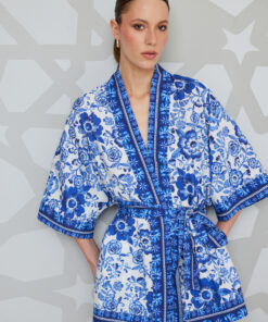 کت با کمر بلند و طرح گلدار کد 1752763383