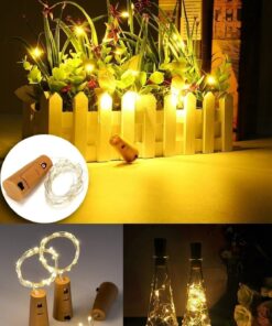 چراغ ال ای دی بطری با درپوش قارچی، ۲ متر، شامل یک عدد باتری. کد 1753576568