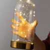 فانوس led سیمی Terrarium نور روز فرشته 30 نورانی طلایی برند ALSHOP کد 1753587668
