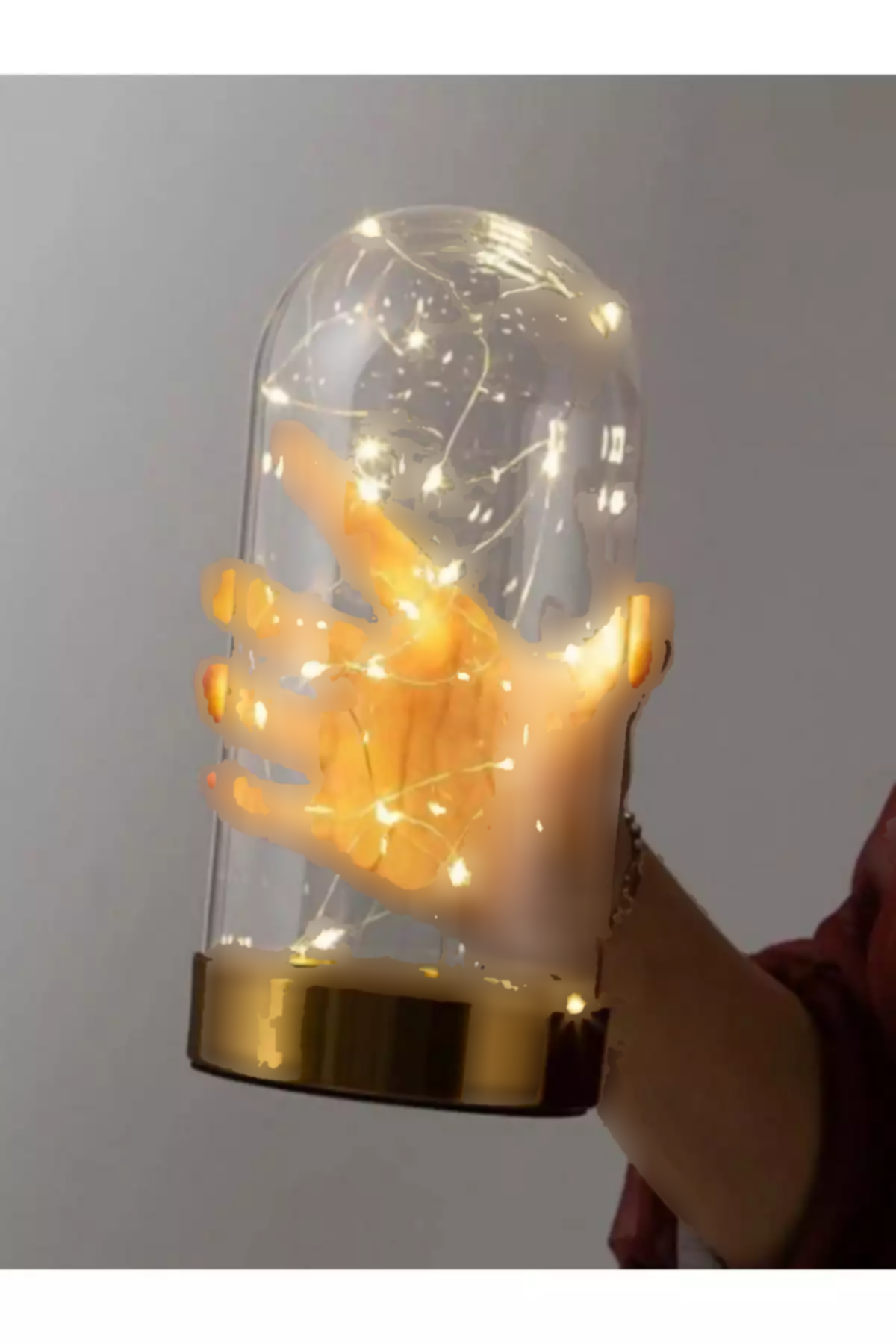 فانوس led سیمی Terrarium نور روز فرشته 30 نورانی طلایی برند ALSHOP کد 1753587668